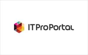 The image shows the ITProPortal logo, featuring a multicolored hexagonal design on the left and the text ITProPortal in black, modern font on a white background.