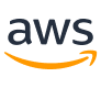 AWS logo featuring the lowercase letters aws in black, with an orange curved arrow underneath, similar to the Amazon logo’s smile, on a light gray background.